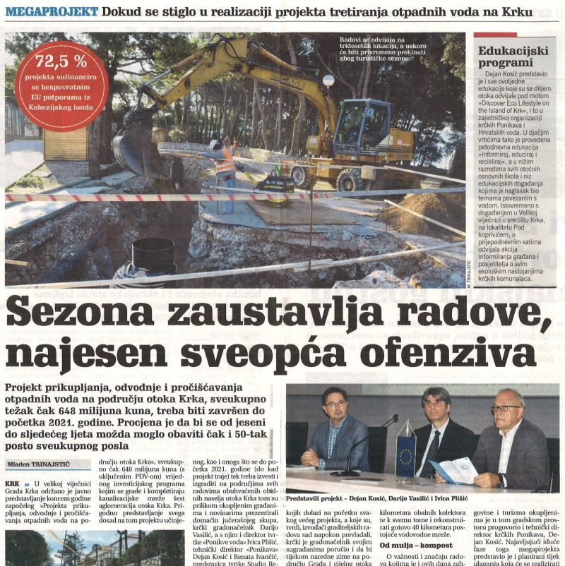 Sezona zaustavlja radove, najesen sveopća ofenziva